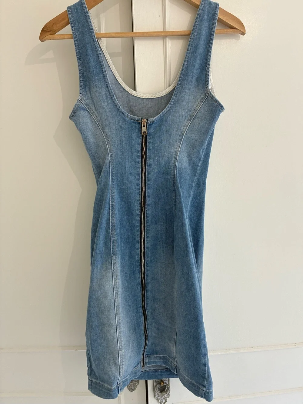 Guess Denim Mini Tank Dress - Picture 2 of 3